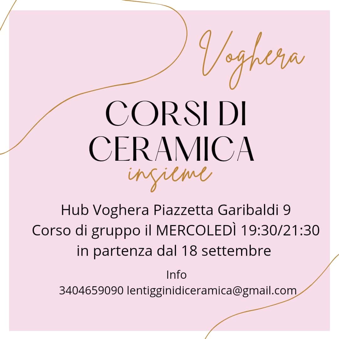 Corso Ceramica - Hub Voghera - Francesca Ercolani